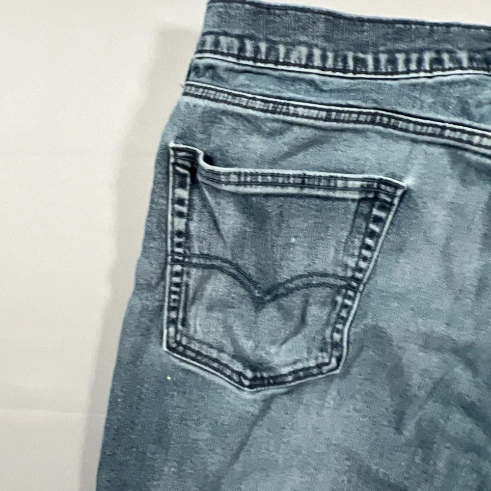 Levi's Straight Leg Jeans Mens 34x29 Blue Denim Medium Wash Low Rise Zip Fly